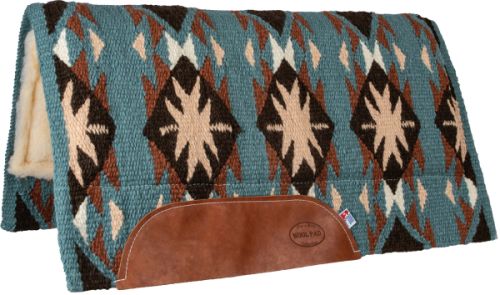 Mustang" TEJAS Show Pad - Tan Wool Felt Bottom - 36´´ x 34´´